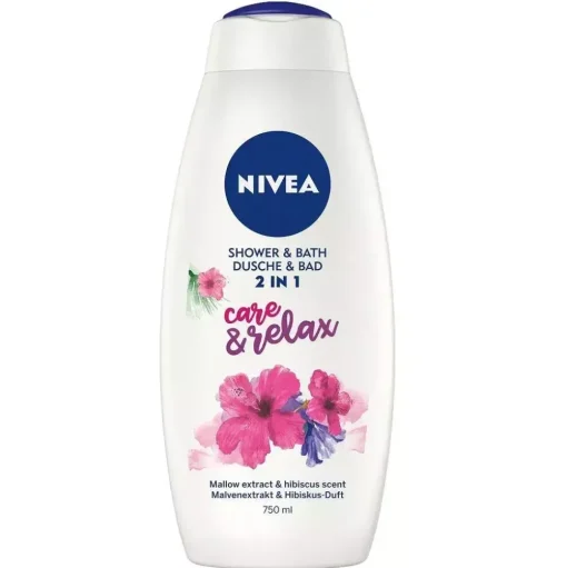 Shower & Bath płyn do kąpieli i żel pod prysznic 2w1 Care&Relax 750ml