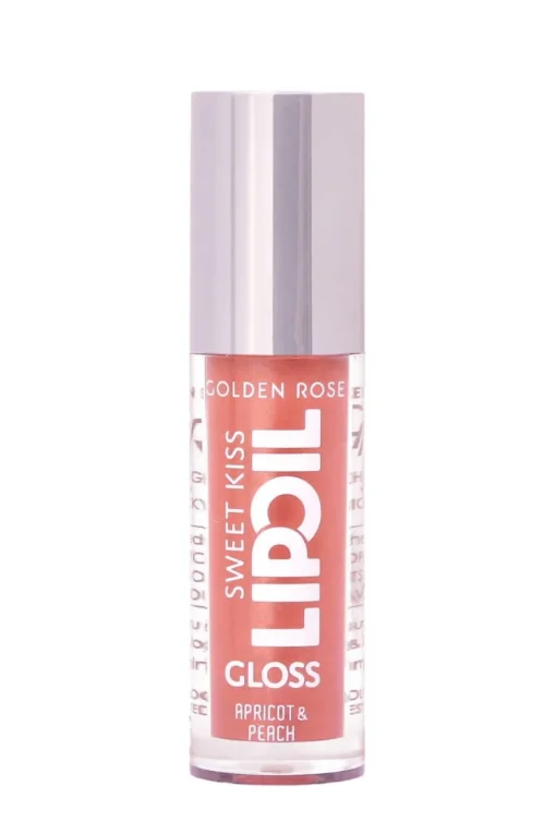 SWEET KISS OLEJEK DO UST Z EFEKTEM BŁYSZCZYKA APRICOT & PEACH 02
