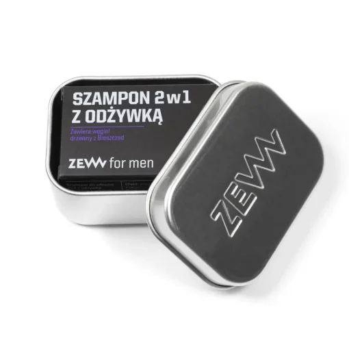 Szampon 2w1 z odżywką z węglem drzewnym z Bieszczad