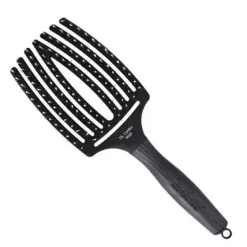 Szczotka do włosów Finger Brush Combo CZARNA LARGE z włosiem dzika