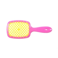 Szczotka do włosów SUPERBRUSH Normal różowo-żółta
