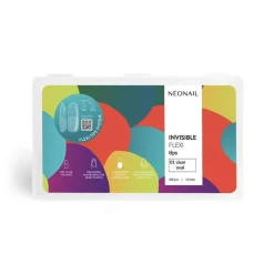 Tipsy elastyczne do przedłużania paznokci Invisible Flexi Tips 01 Clear Oval 300 szt.