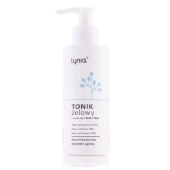 Tonik żelowy z kwasami AHA i BHA: Kwas salicylowy (0,5%), mlekowy (2%), cytrynowy (1%), 100ml