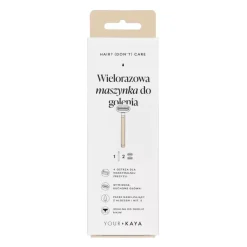 Wielorazowa maszynka do golenia z dwiema główkami do ciała - sand