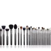 Zestaw 27 pędzli do makijażu T133 Black/Silver