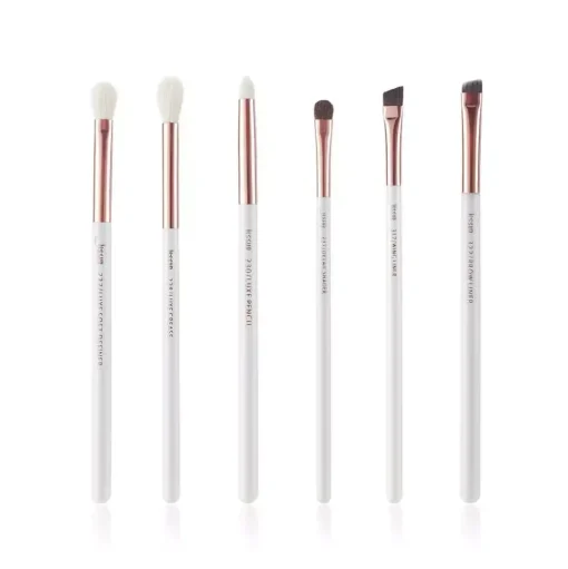 Zestaw 6 pędzli do makijażu T221 White/Rose Gold