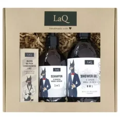 Zestaw Doberman: Żel pod prysznic 500 ml + szampon 300 ml + olejek 30 ml