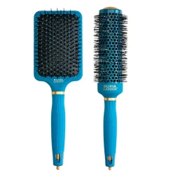 Zestaw prezentowy szczotek do włosów Paddle Brush + Speed XL Limitowana Edycja Peacock