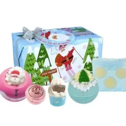 Zestaw upominkowy w papierze ozdobnym Santa’s Coming to Town
