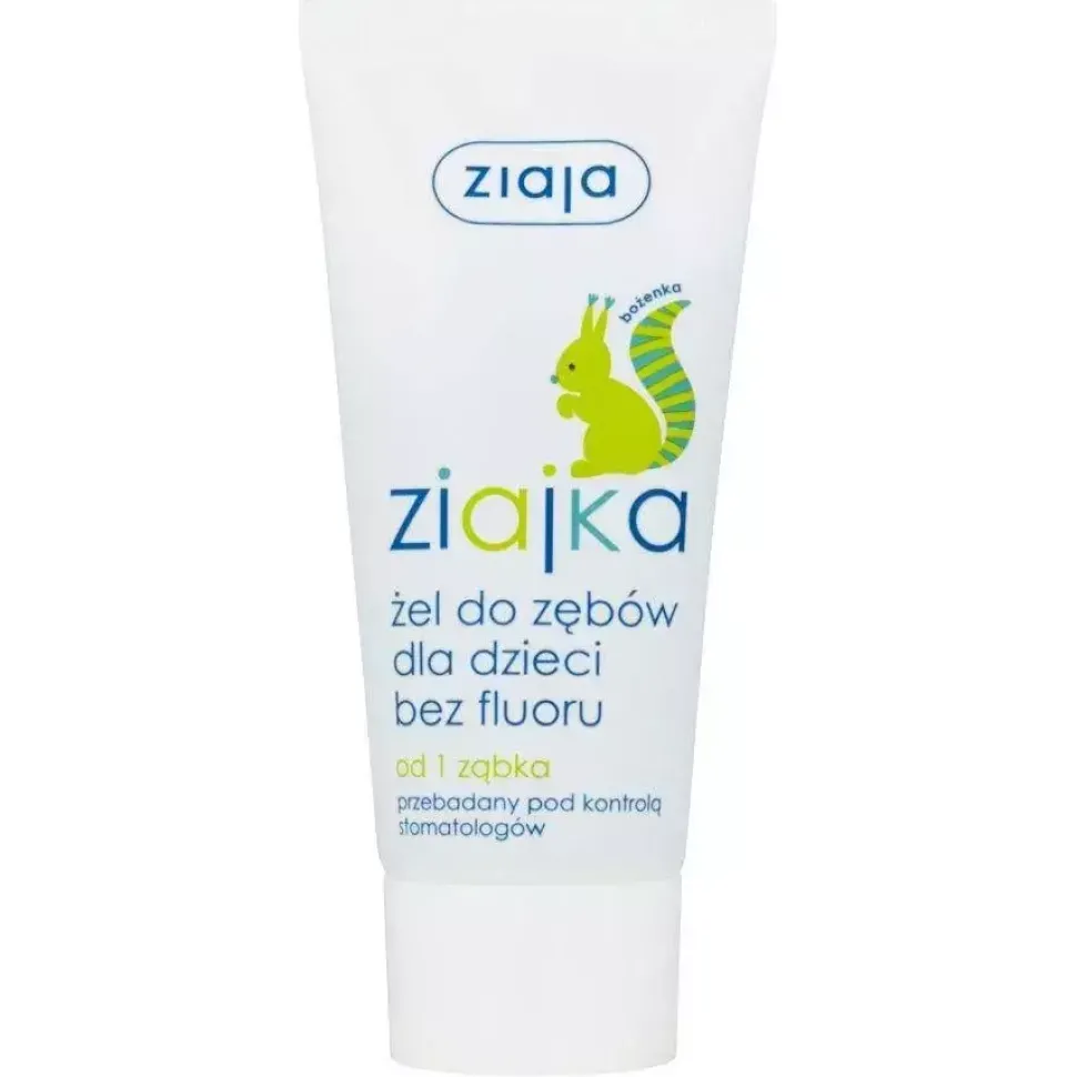 Ziajka żel do zębów dla dzieci bez fluoru 50ml
